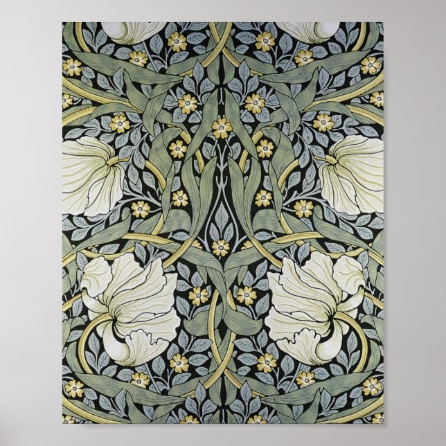 William Morris - Pimpernel  Pattern Design Poster (Front)