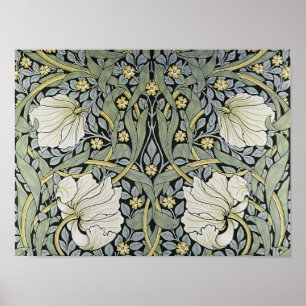 William Morris - Pimpernel  Pattern Design Poster