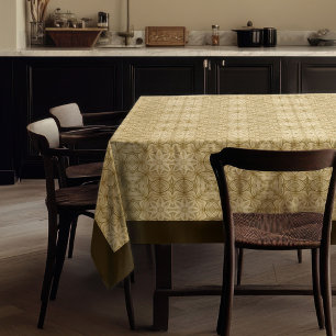 William Morris Pimpernel Pattern ivory brown Tablecloth