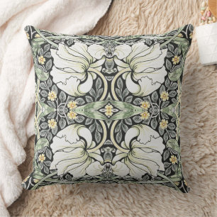 William Morris Pimpernel Pattern Throw Pillow