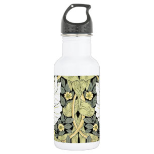William Morris Pimpernel Tulips Botanical Art 532 Ml Water Bottle
