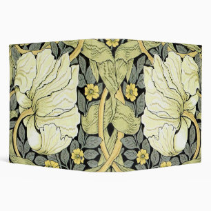 William Morris Pimpernel Tulips Botanical Art Binder