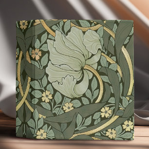 William Morris Pimpernel Vintage Pattern 3 Ring Bi Binder