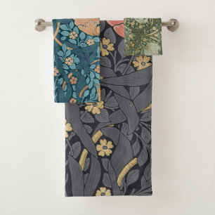 William Morris Pimpernel Vintage Pattern Bath Towe Bath Towel Set