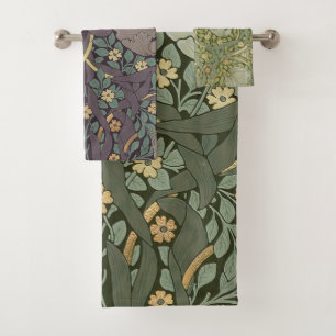 William Morris Pimpernel Vintage Pattern Bath Towe Bath Towel Set