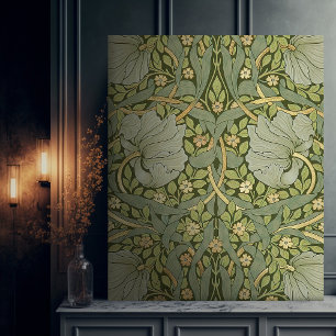 William Morris Pimpernel Vintage Pattern Canvas Print