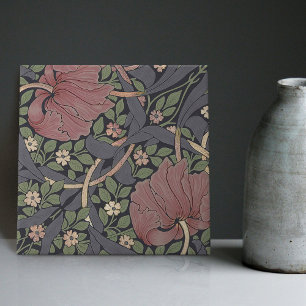 William Morris Pimpernel Vintage Pattern Ceramic T Tile