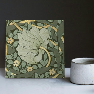 William Morris Pimpernel Vintage Pattern Ceramic T Tile