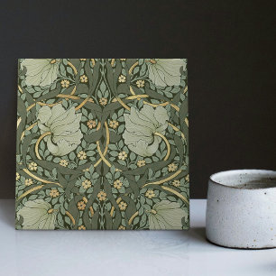 William Morris Pimpernel Vintage Pattern Ceramic T Tile