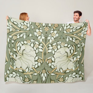 William Morris Pimpernel Vintage Pattern Fleece Bl Blanket