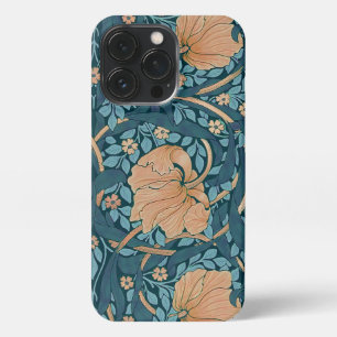 William Morris Pimpernel Vintage Pattern iPhone Ca 13 Pro Case