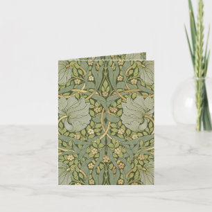 William Morris Pimpernel Vintage Pattern Note Card