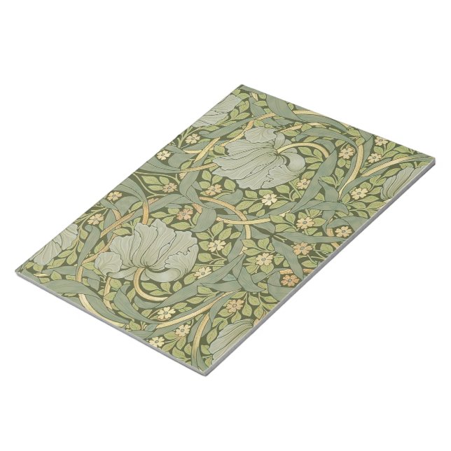 William Morris Pimpernel Vintage Pattern Notepad (Angled)