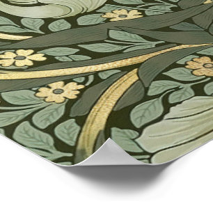 William Morris Pimpernel Vintage Pattern Poster