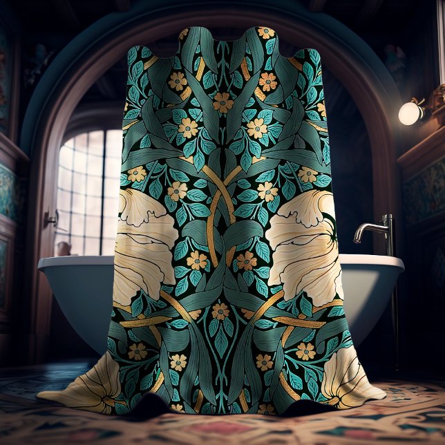 William Morris Pimpernel Vintage Pattern Shower Cu (Creator Uploaded)