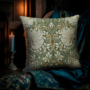 William Morris Pimpernel Vintage Pattern Throw Pil Pillow