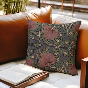 William Morris Pimpernel Vintage Pattern Throw Pil Throw Pillow