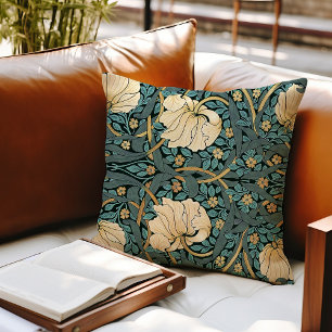 William Morris Pimpernel Vintage Pattern Throw Pil Throw Pillow