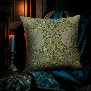 William Morris Pimpernel Vintage Pattern Throw Pil Throw Pillow