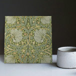 William Morris Pimpernel Vintage Pattern Tile<br><div class="desc">William Morris Pimpernel Floral Vintage Art Wallpaper Design William Morris was an English textile designer, artist, writer, and socialist associated with the Pre-Raphaelite Brotherhood and British Arts and Crafts Movement. He founded a design firm in partnership with the artist Edward Burne-Jones, and the poet and artist Dante Gabriel Rossetti. This...</div>