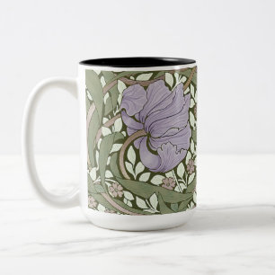 William Morris Pimpernel Vintage Pattern Two-Tone  Coffee Mug