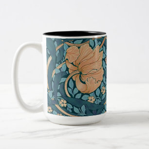 William Morris Pimpernel Vintage Pattern Two-Tone Two-Tone Coffee Mug