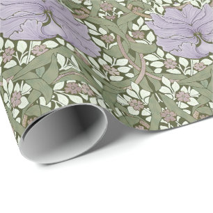 William Morris Pimpernel Vintage Pattern Wrapping  Paper