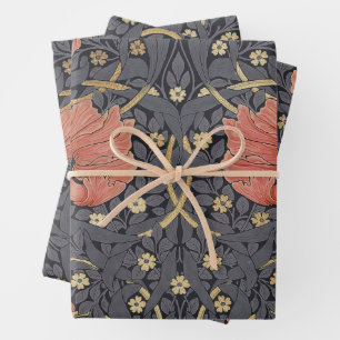 William Morris Pimpernel Vintage Pattern Wrapping  Paper Sheet