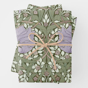 William Morris Pimpernel Vintage Pattern Wrapping  Wrapping Paper Sheet