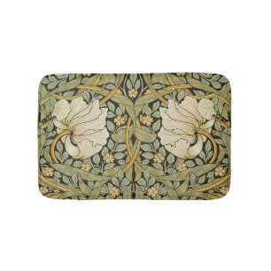 William Morris Pimpernel Vintage Pre-Raphaelite Bath Mat