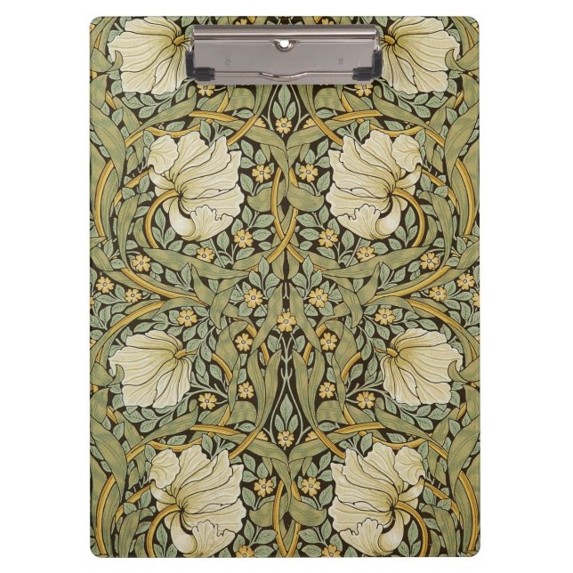 William Morris Pimpernel Vintage Pre-Raphaelite Clipboard (Front)
