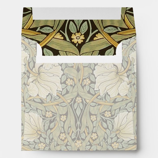 William Morris Pimpernel Vintage Pre-Raphaelite Envelopes (Back (Bottom))