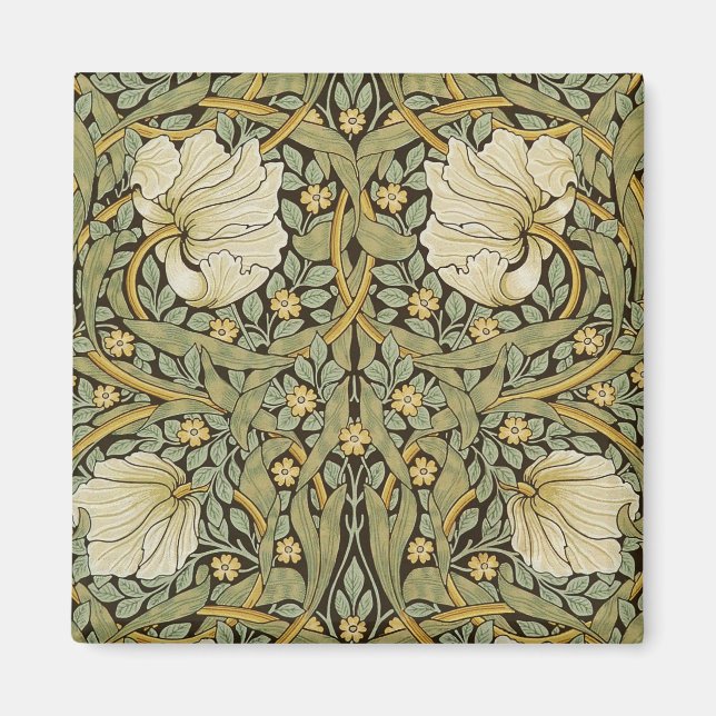 William Morris Pimpernel Vintage Pre-Raphaelite Magnet (Front)