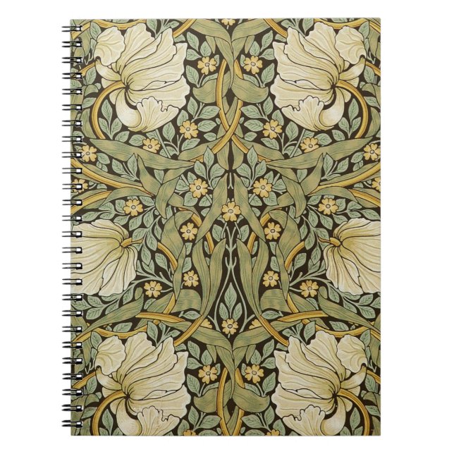 William Morris Pimpernel Vintage Pre-Raphaelite Notebook (Front)
