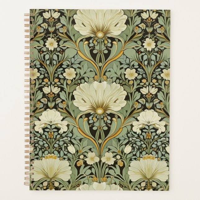 William Morris  Pimpernel Vintage Pre-Raphaelite Planner (Front)