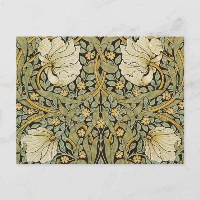 William Morris Pimpernel Vintage Pre-Raphaelite Postcard (Front)