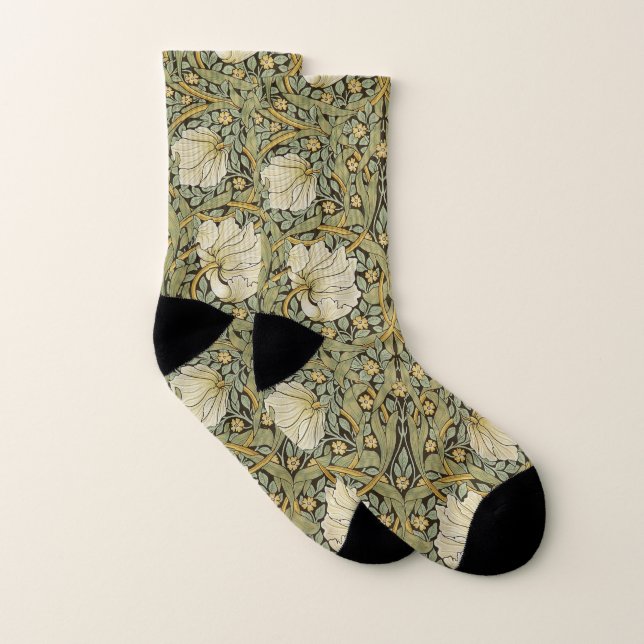 William Morris Pimpernel Vintage Pre-Raphaelite Socks (Pair)