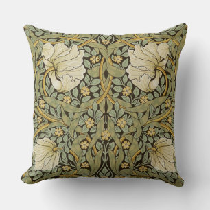 William Morris Pimpernel Vintage Pre-Raphaelite Throw Pillow