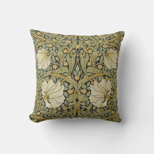 William Morris Pimpernel Vintage Pre-Raphaelite Throw Pillow