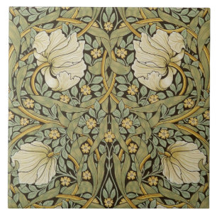 William Morris Pimpernel Vintage Pre-Raphaelite Tile