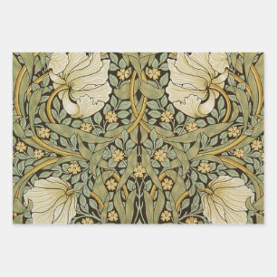 William Morris Pimpernel Vintage Pre-Raphaelite Wrapping Paper Sheet