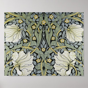 William Morris - Pimpernel Wallpaper Design Poster