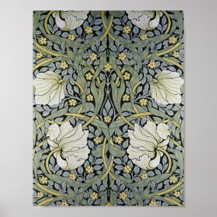 William Morris - Pimpernel  Wallpaper Design Poster