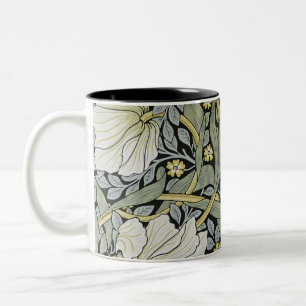 William Morris - Pimpernel  Wallpaper Design Two-Tone Coffee Mug