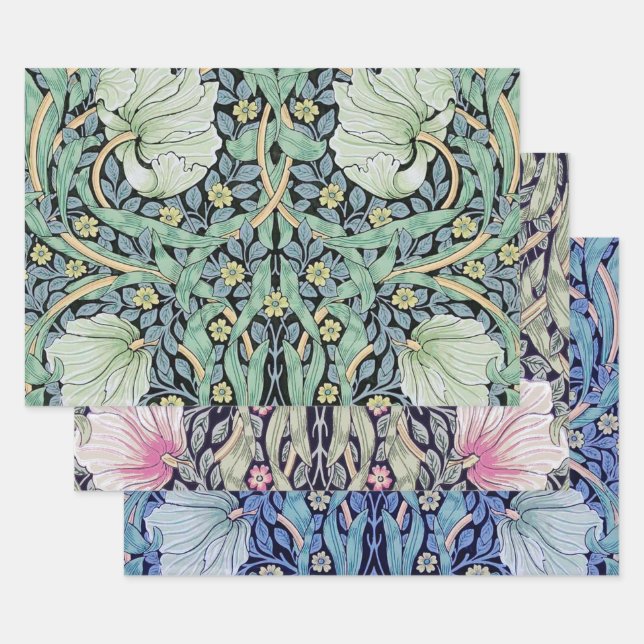 William Morris, Pimpernel Wrapping Paper Sheet (Set)