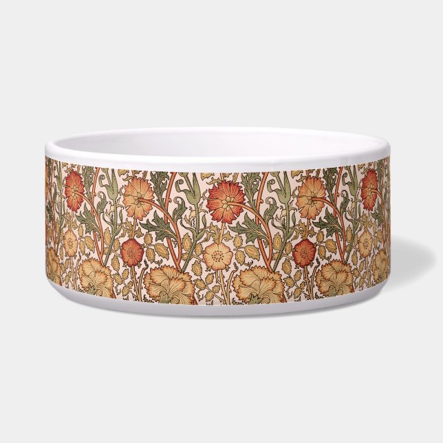 William Morris Pink Rose Flower Wallpaper Pattern (Front)