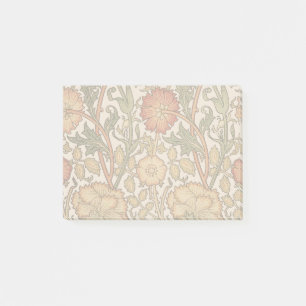 William Morris Pink Rose Flower Wallpaper Pattern Post-it Notes