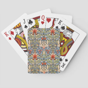 william morris playing cards