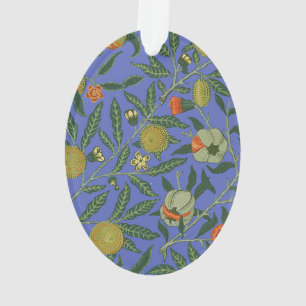 William Morris Pomegranate Bleu papier peint color