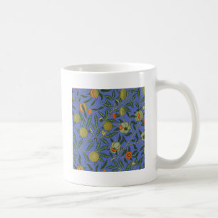 William Morris Pomegranate Blue Colourful Wallpape Coffee Mug